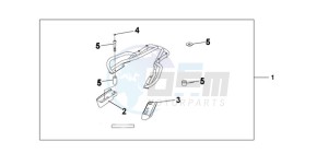 CBF600N9 Europe Direct - (ED / 25K) drawing REAR CARRIER