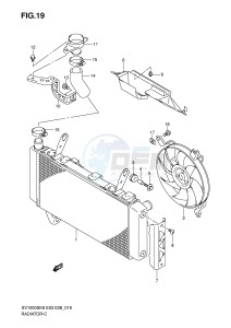 SV1000 (E3-E28) drawing RADIATOR