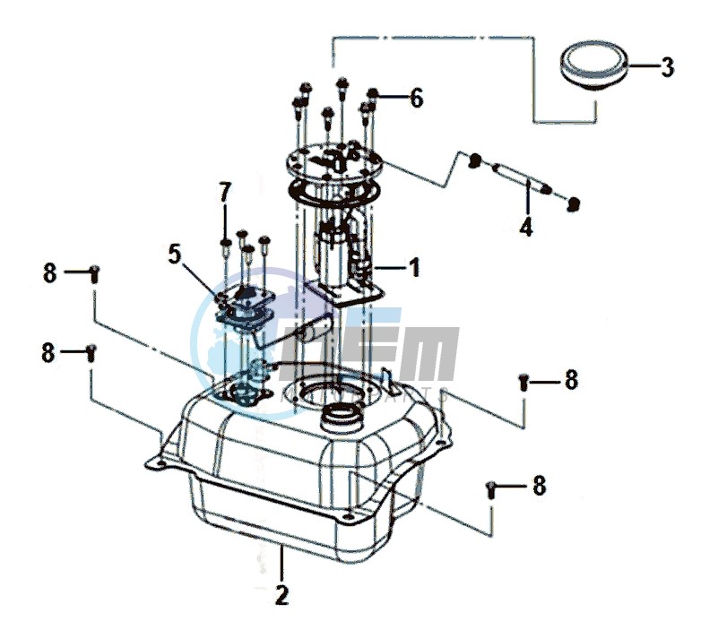 FUEL TANK - FUEL REGULATOR