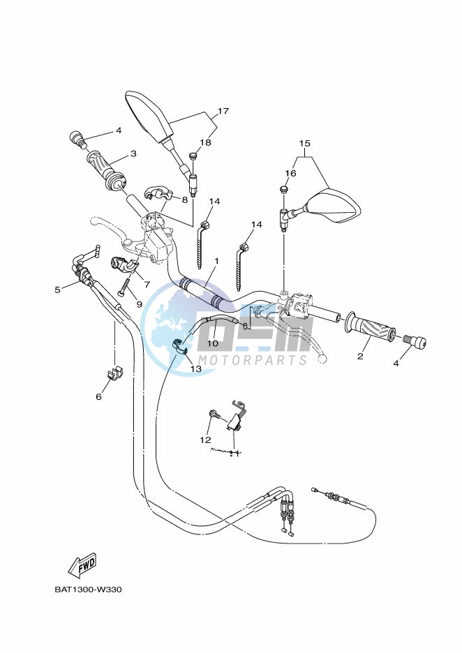 STEERING HANDLE & CABLE