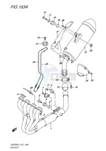 GSR750Z EU drawing MUFFLER