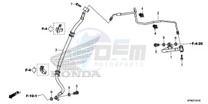 GLR1251WHH UK - (E) drawing BRAKE PIPE (GLR1251WHH)