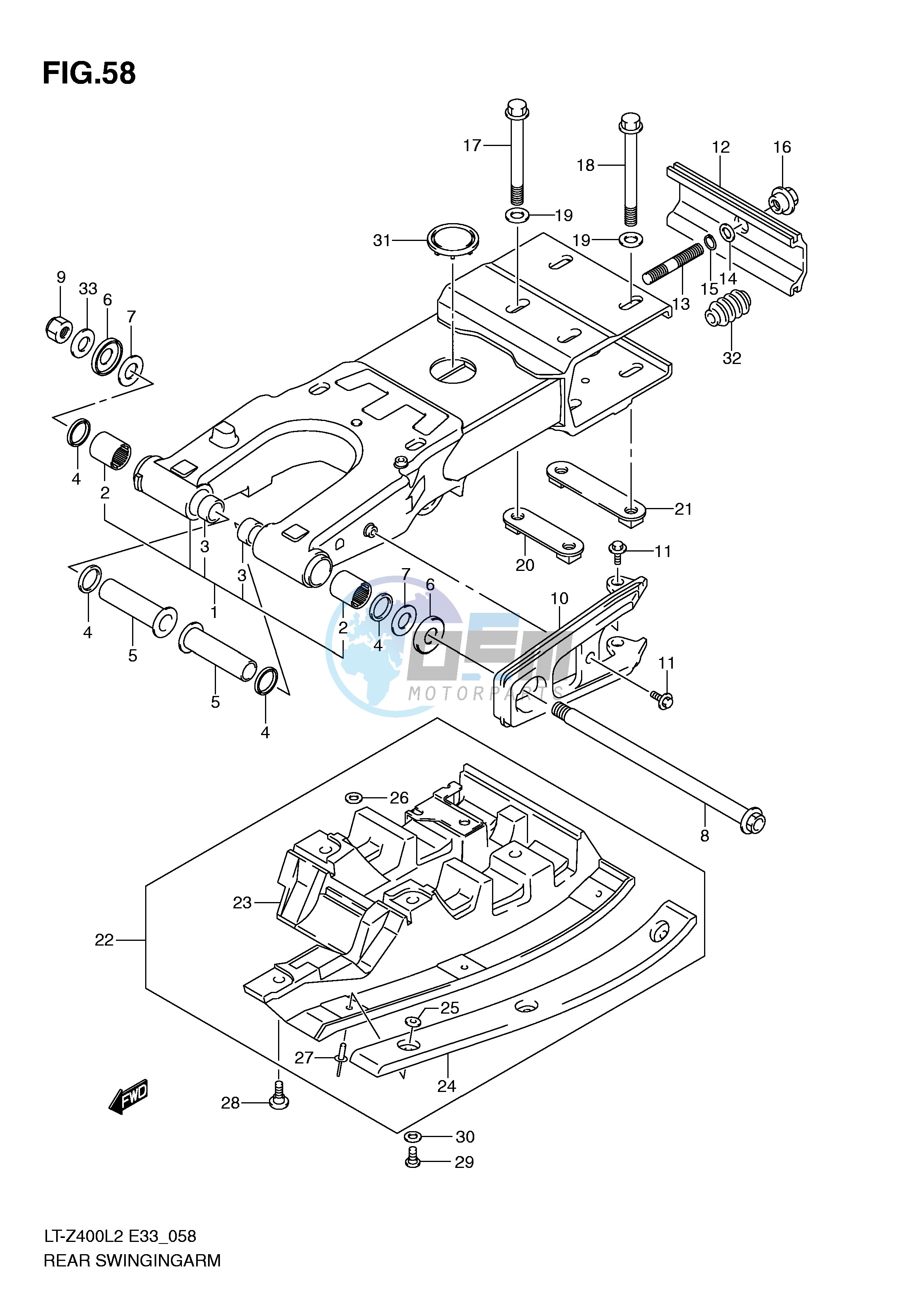 REAR SWINGINGARM