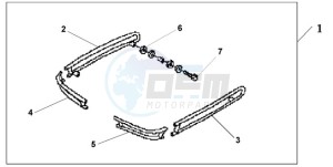 GL18009 France - (F / CMF) drawing SADDLEBAG GUARD P