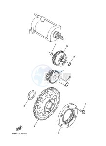 YXM700E YX70MPL (B5FP) drawing STARTER CLUTCH