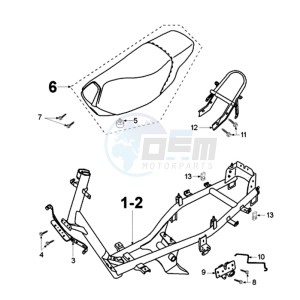 FIGHT LCT FR drawing FRAME AND SADDLE