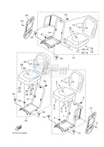 YXM700ES YXM700PSE VIKING EPS SPECIAL EDITION (1XP7) drawing SEAT