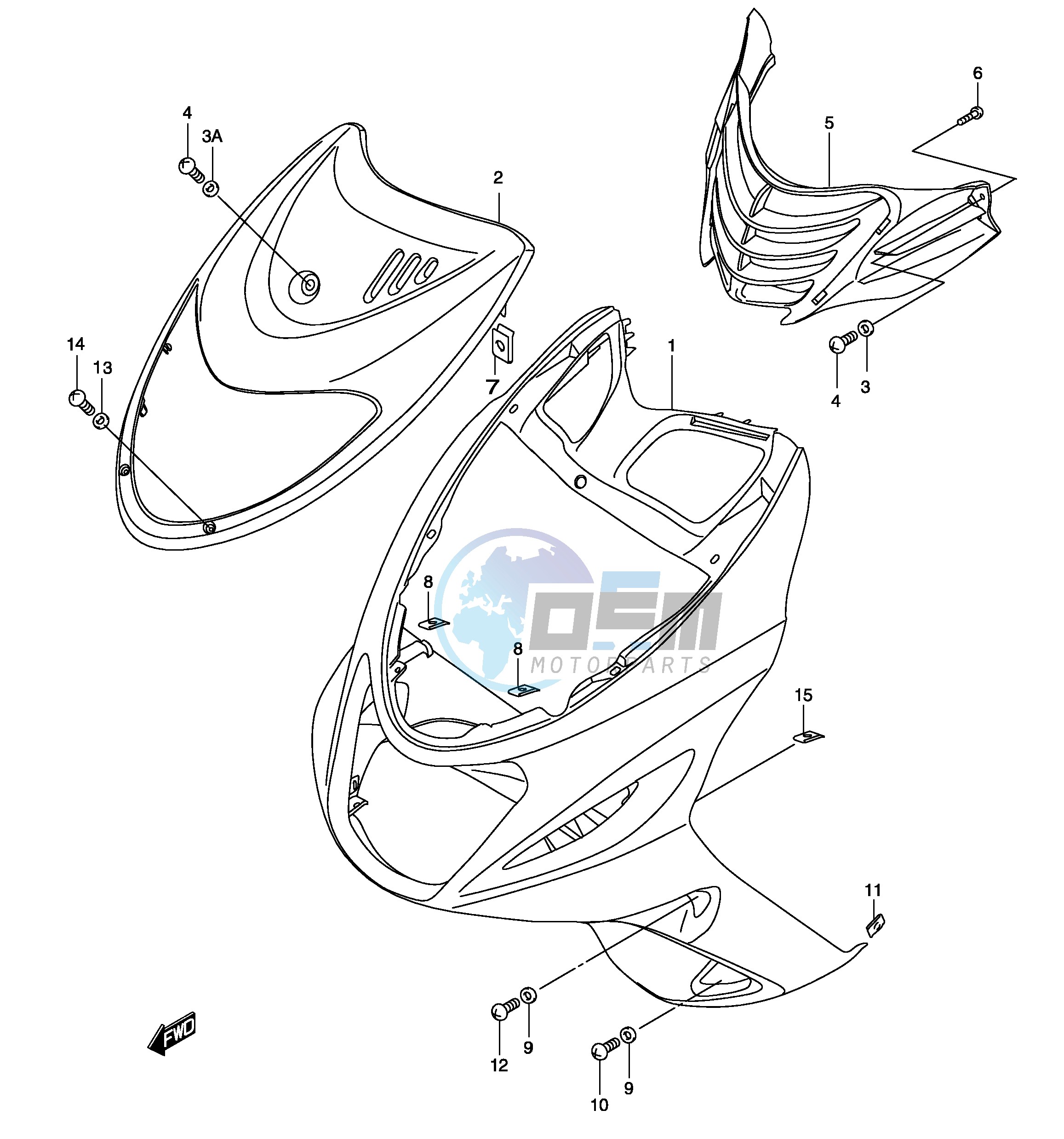 FRONT LEG SHIELD (MODEL K4)