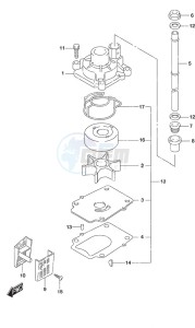 DF 70A drawing Water Pump