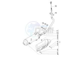 MEDLEY 150 4T IE ABS MA03M, M885M (APAC) drawing Silencer