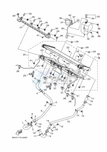 YXZ1000ETS YXZ1000ET (BAS5) drawing RADIATOR & HOSE