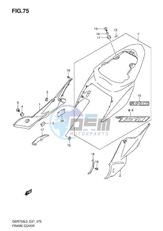 FRAME COVER L3