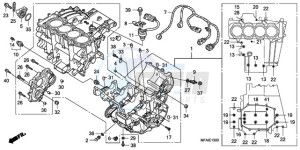 CBF1000T9 Ireland - (EK) drawing CRANKCASE