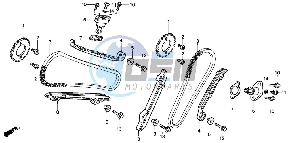 CAM CHAIN/TENSIONER