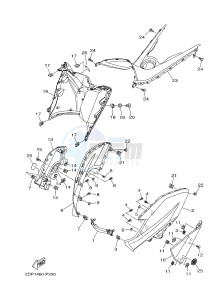 GPD125A GPD125-A NMAX125 (2DS1 2DS5) drawing LEG SHIELD