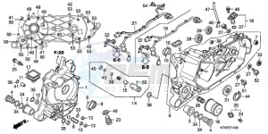 SH300AR9 F / ABS CMF SPC drawing CRANKCASE