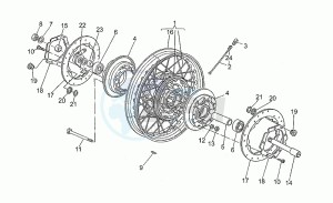 Nevada 750 Club Club drawing Front wheel