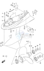 DF 115A drawing Gear Case