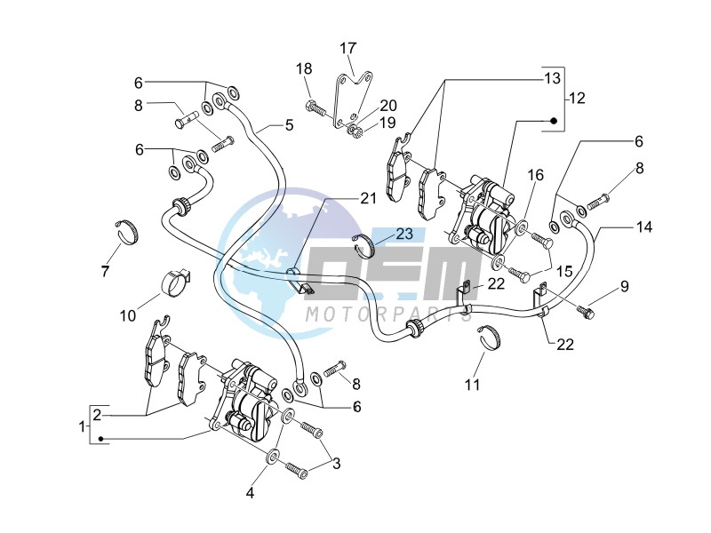 Brakes hose  - Calipers