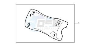 GL1500C drawing CHROME HANDLE CLAMP