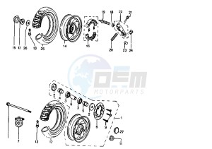 BUXY - 50 cc drawing WHEELS GRIMECA