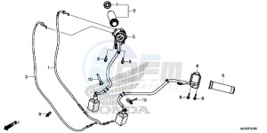 GL1800CF F6C ED drawing HANDLE SWITCH/ CABLE