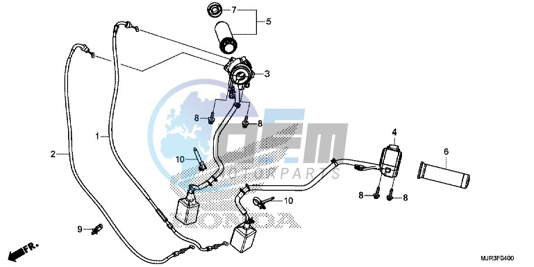 HANDLE SWITCH/ CABLE