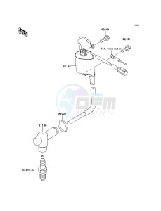 KX85 / KX85 II KX85A7F EU drawing Ignition System