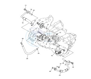 YZ F 250 drawing OIL PUMP