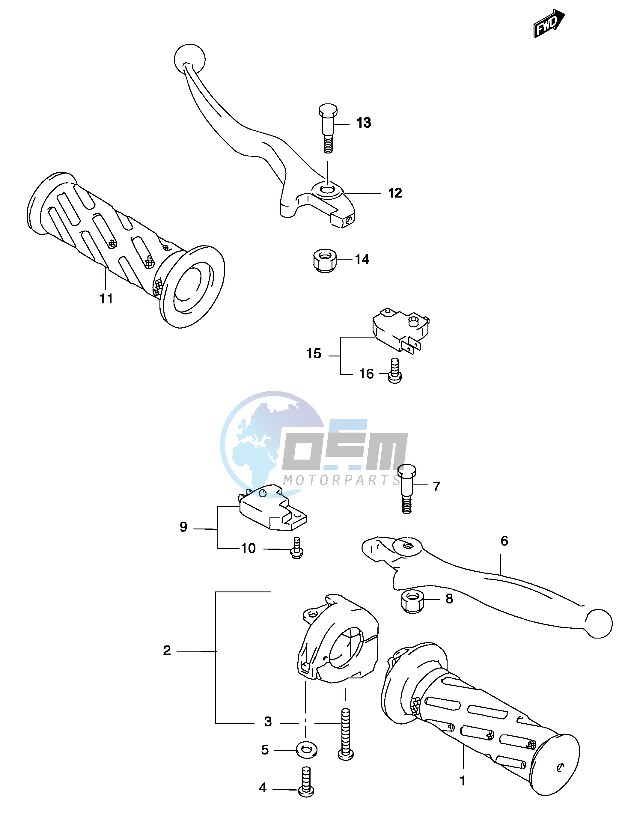 HANDLE GRIP (MODEL AY50W)