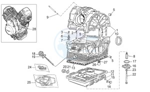 V7 Racer 750 USA-CND drawing Crank-case