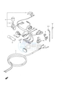 DF 9.9A drawing Harness Non-Remote Control