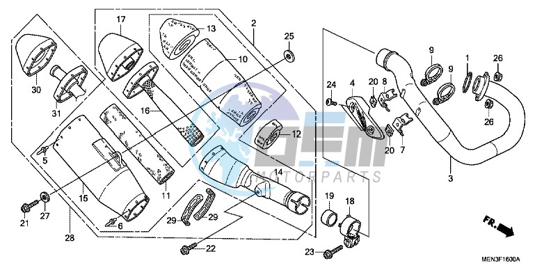 EXHAUST MUFFLER