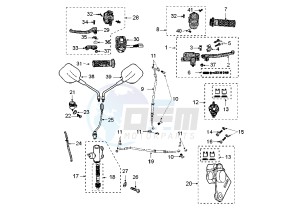 XPS T - 50 cc drawing BRAKE SYSTEM