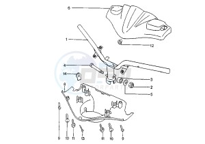 SPEEDFIGHT - 100 cc drawing STEERING HANDLE