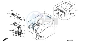 ST1300A9 ED / ABS MME drawing SEAT