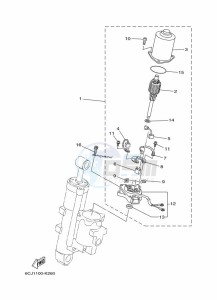 F40GETL drawing POWER-TILT-ASSEMBLY-2