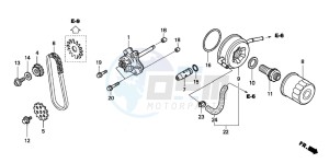 FJS600A SILVER WING drawing OIL PUMP