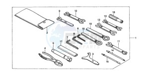 VT750C drawing TOOLS