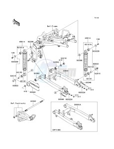 AN 112 D (D6F-D7F) D6F drawing SWINGARM_SHOCK ABSORBER