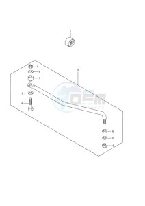 DF 9.9 drawing Drag Link - w/Power Tilt