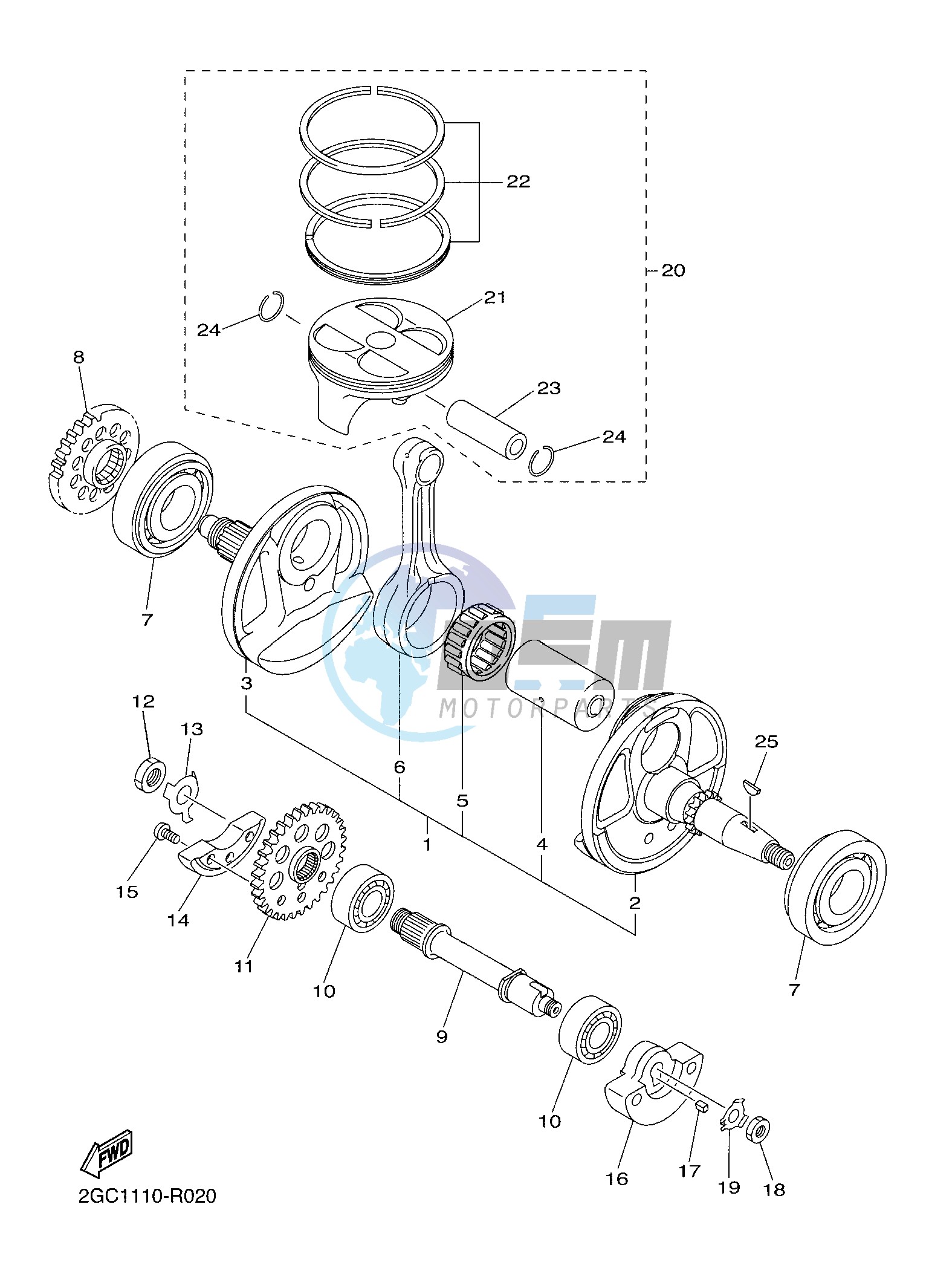 CRANKSHAFT & PISTON