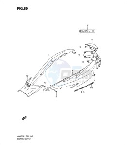 AN400Z drawing FRAME COVER (AN400ZAL1 E19)