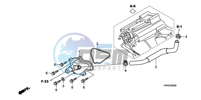 WATER PUMP COVER