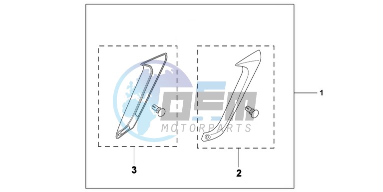 KIT  LEG DEFLECTOR