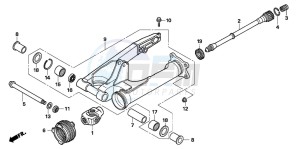 NT700V drawing SWINGARM