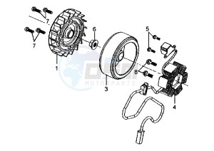 MIO - 50 cc drawing FLYWHEEL MAGNETO