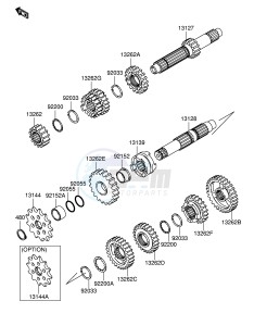 RM-Z250 (E19) drawing TRANSMISSION