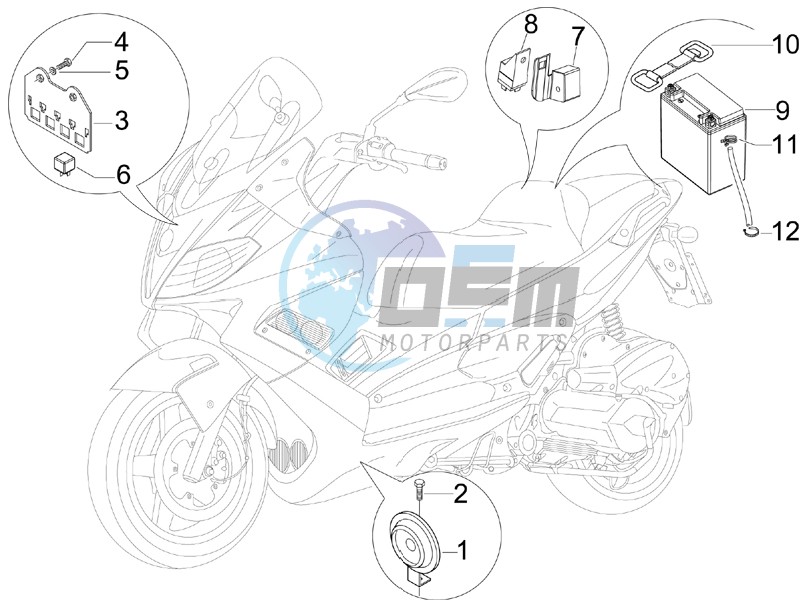 Remote control switches - Battery - Horn