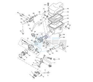 YZF R 125 drawing INTAKE